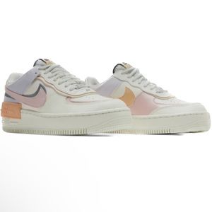 Nike Womens Air Force 1 Shadow 'Orange Chalk Pink Glaze'